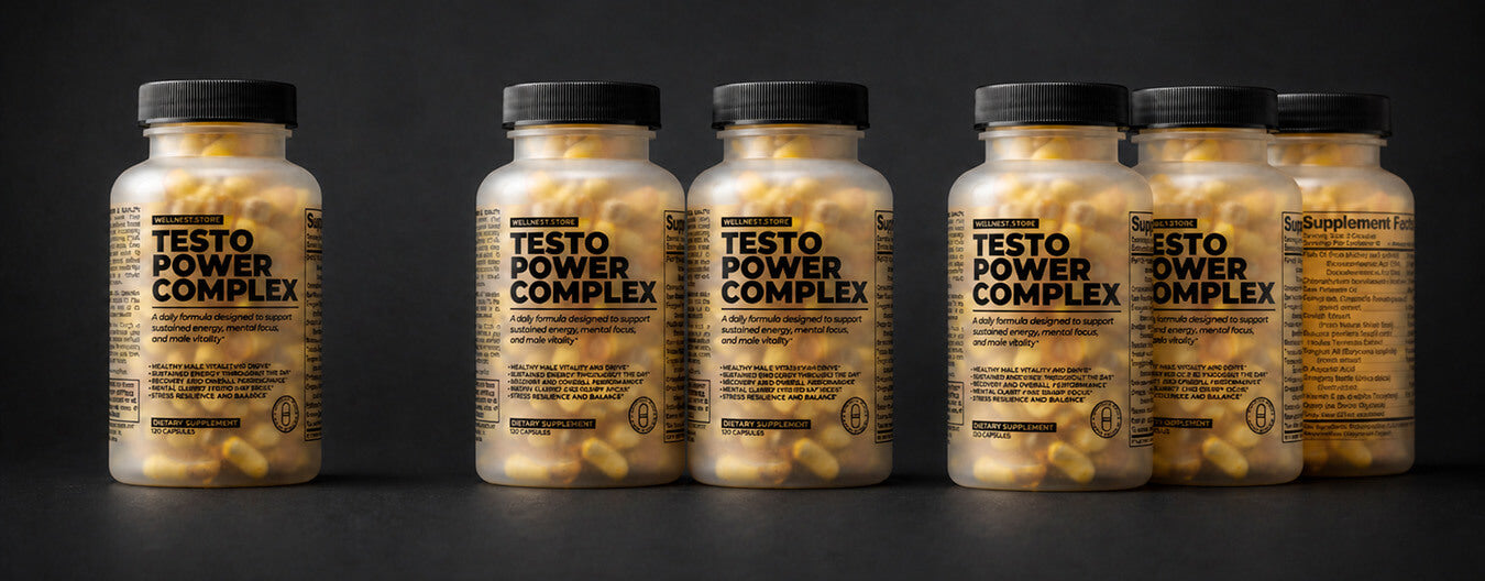 Testo Power Complex bottles